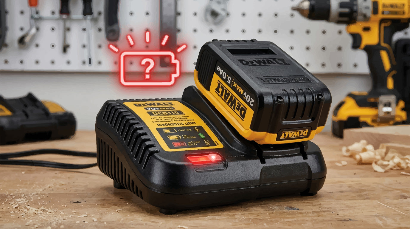 Why Is My DeWALT Battery Charger Flashing Red? (And How to Fix It)