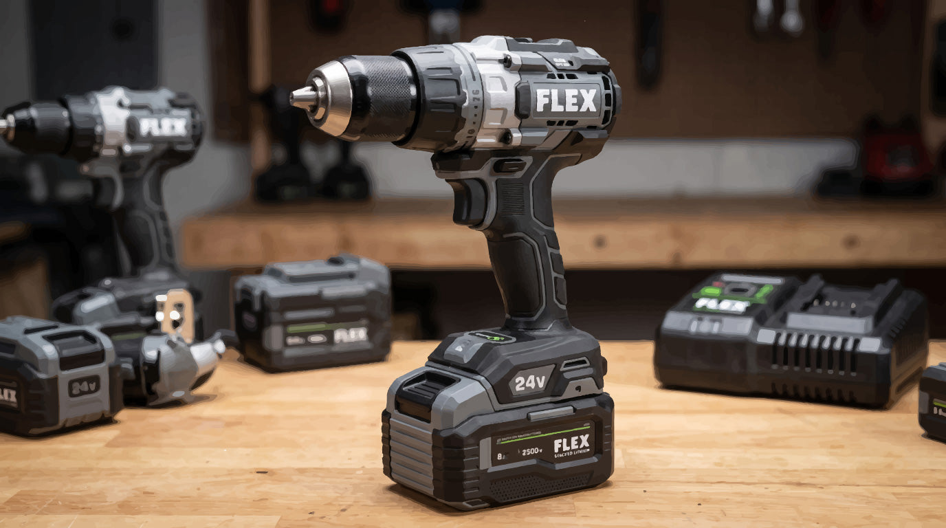 FLEX 24V Stacked Lithium: The Perfect Symbiosis of Black-and-Grey Aesthetics and Violent Output
