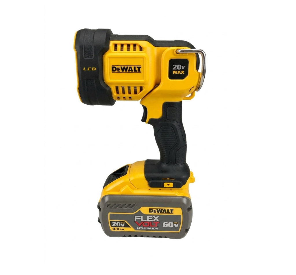 DEWALT 20V MAX Jobsite LED Work Light, Handheld Spotlight with 508 Yard Distance, 1500 Lumens, Pivoting Head, (Battery Not Included) DCL043