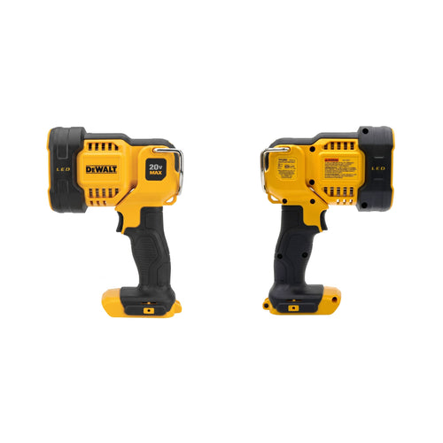 DEWALT 20V MAX Jobsite LED Work Light, Handheld Spotlight with 508 Yard Distance, 1500 Lumens, Pivoting Head, (Battery Not Included) DCL043