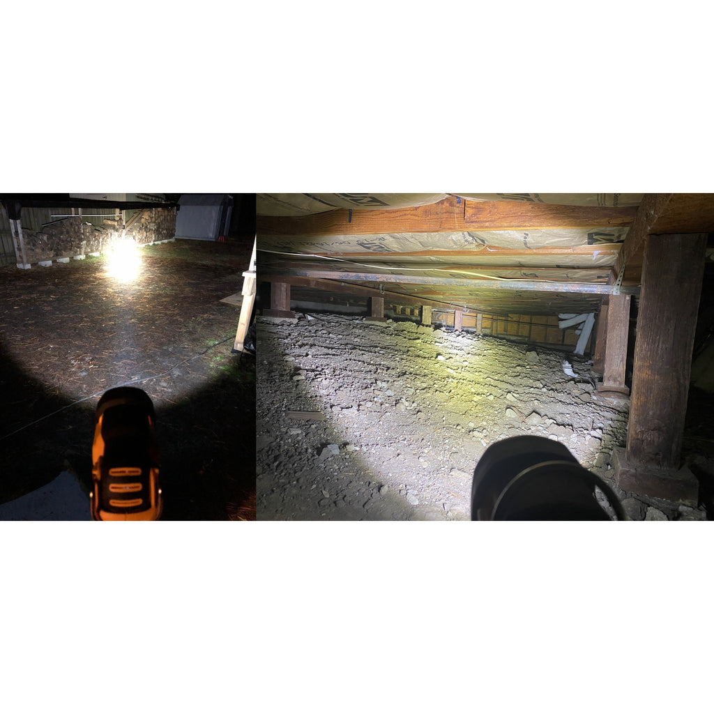 DEWALT 20V MAX Jobsite LED Work Light, Handheld Spotlight with 508 Yard Distance, 1500 Lumens, Pivoting Head, (Battery Not Included) DCL043