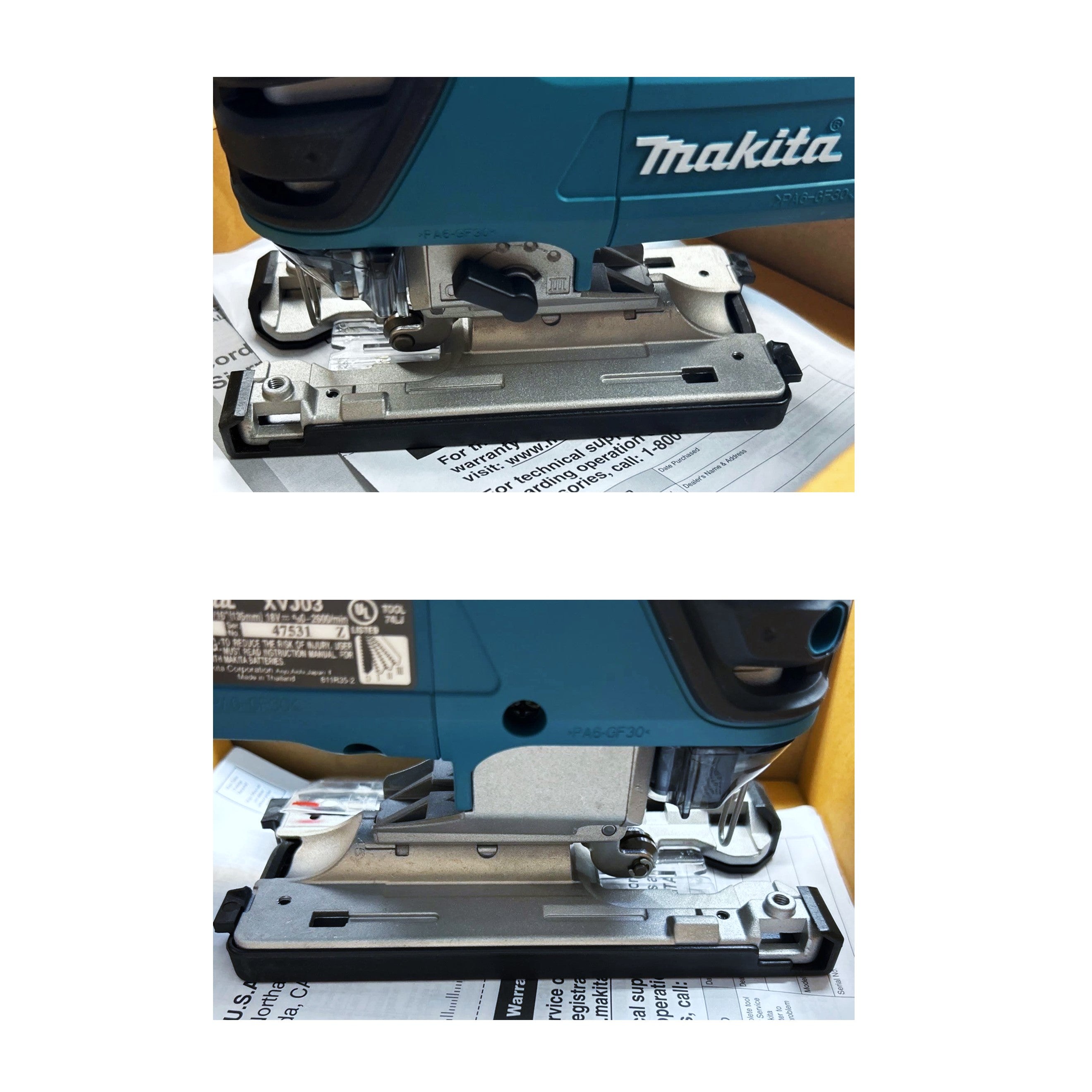 Makita LXT 18 Volt 2600 Strokes/Min Cordless JigSaw (Tool Only), XVJ03Z