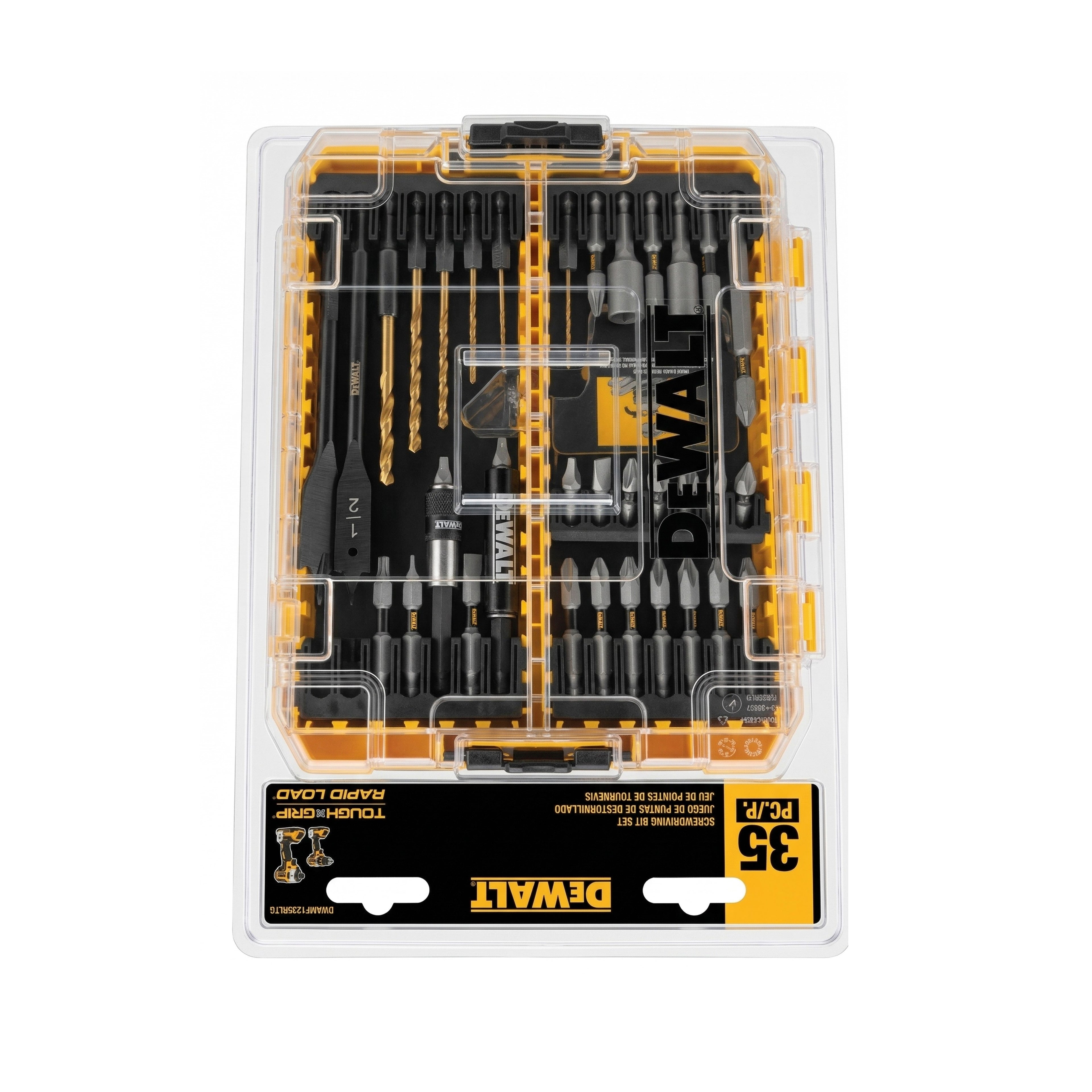DEWALT 35Pcs RAPID LOAD Magnetic Compact Set (1 Set) DWAMF1235RLTG