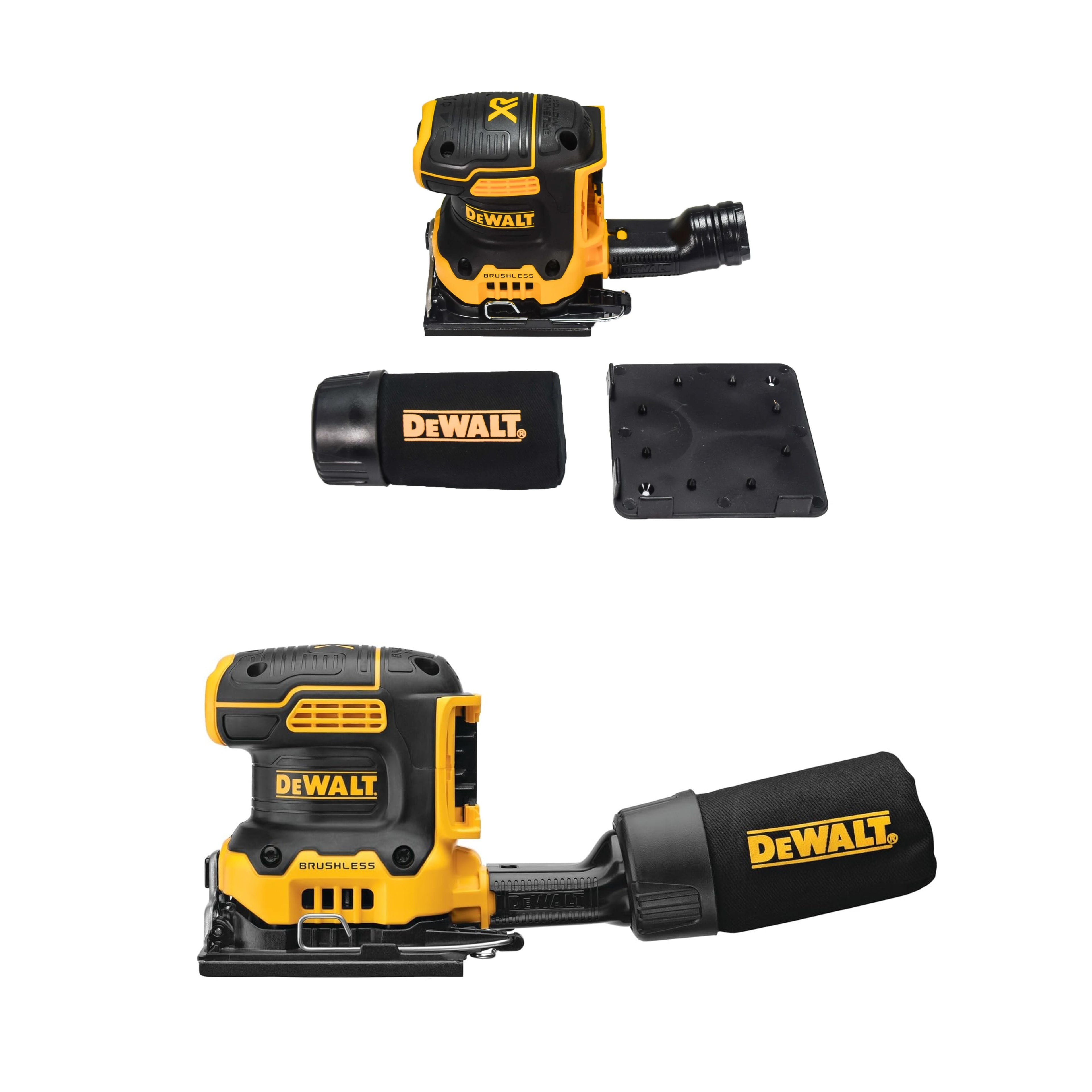 DEWALT 20V MAX XR Brushless Cordless 1/4 Sheet Variable Speed Sander (Tool Only) DCW200B