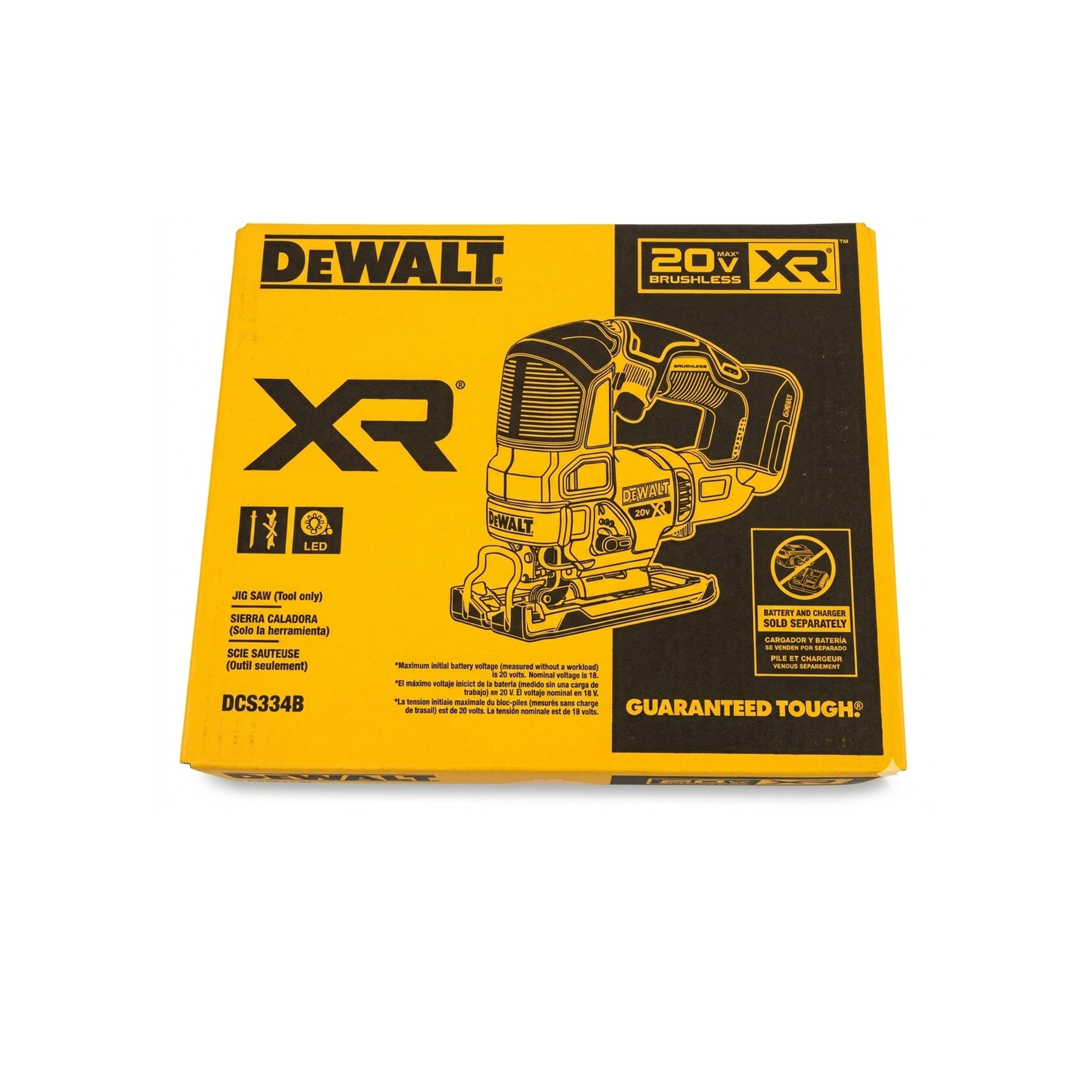 DEWALT XR 20V Max Variable Speed Keyless Jigsaw (Tool Only) DCS334B
