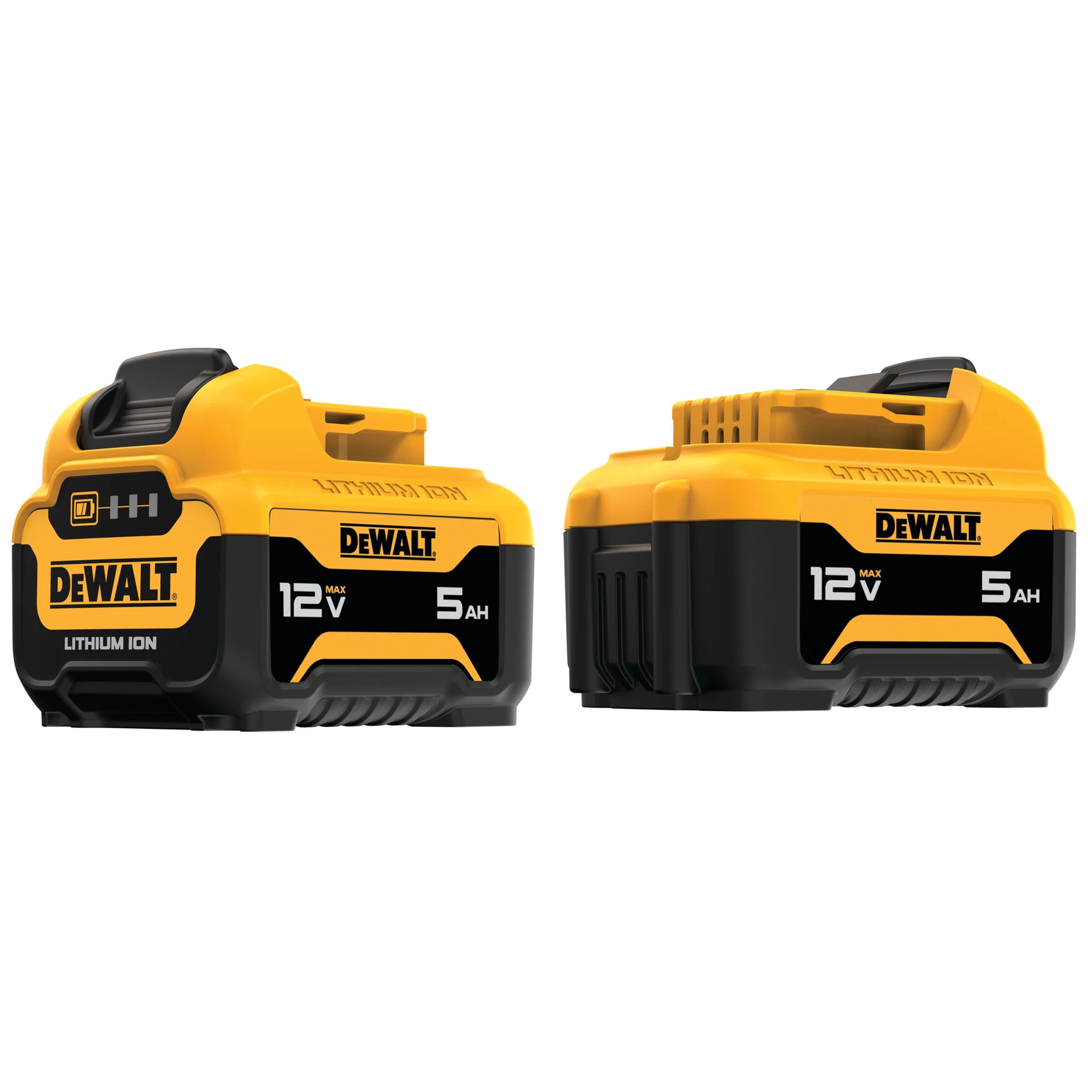 DEWALT 12V MAX 5Ah Lithium Ion Power Tool Battery Pack with Fuel Indicator (1  PACK) DCB126