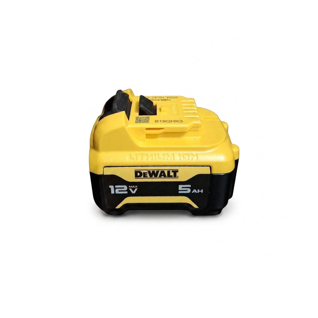 DEWALT 12V MAX 5Ah Lithium Ion Power Tool Battery Pack with Fuel Indicator (1  PACK) DCB126