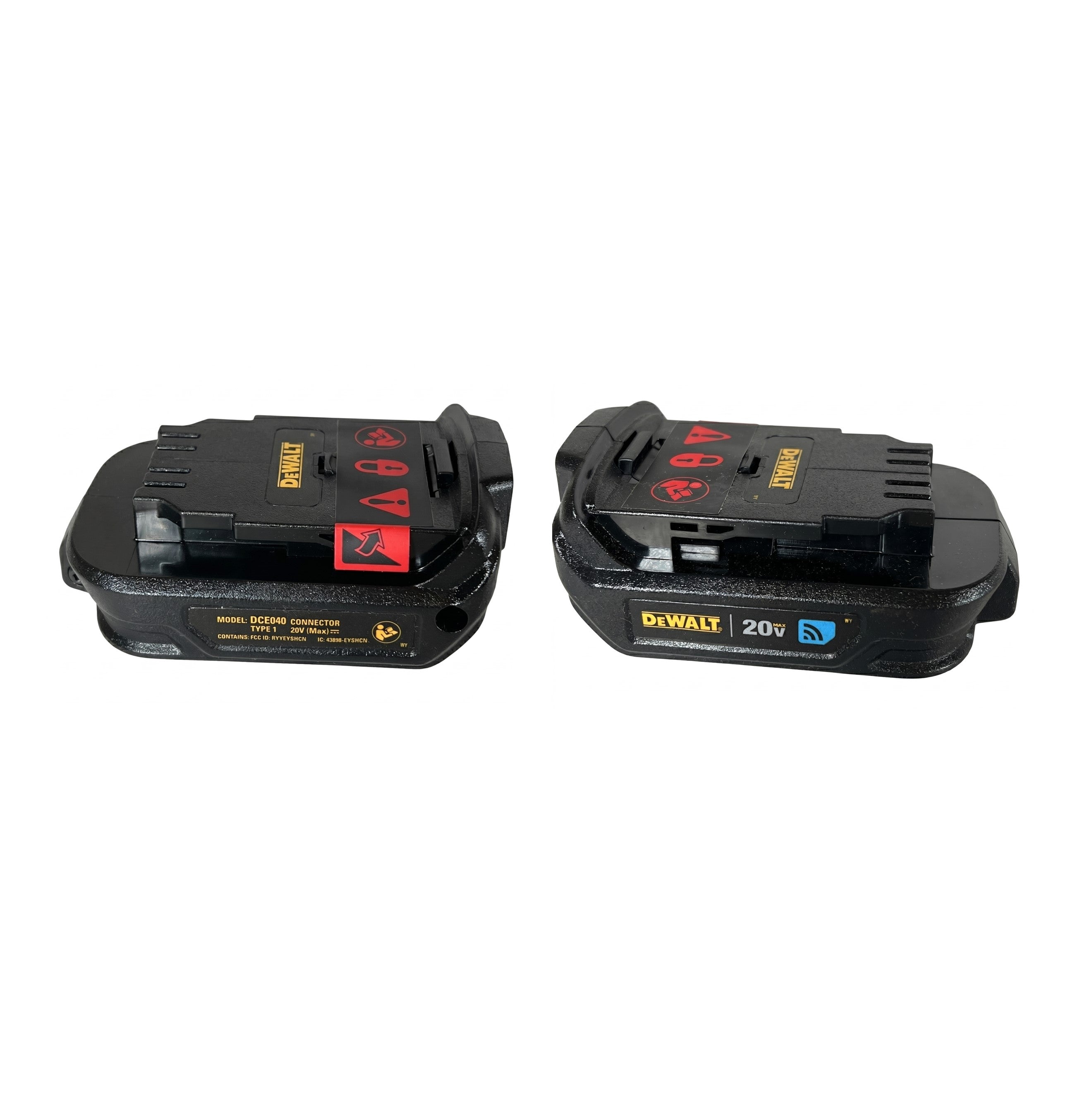 DEWALT Tool Bluetooth Smart Tracker 20V MAX* Connector for Tool Tracking & Security, Finder &Adapter for Battery Pack, (100ft Bluetooth Connectivity) DCE040